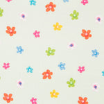 Algodón Popelín Florecitas Verde Claro - Ribes y Casals