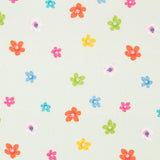 Algodón Popelín Florecitas Verde Claro - Ribes y Casals