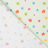 Algodón Popelín Florecitas Verde Claro - Ribes y Casals