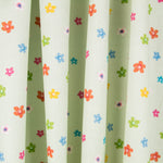 Algodón Popelín Florecitas Verde Claro - Ribes y Casals