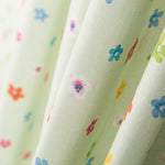 Algodón Popelín Florecitas Verde Claro - Ribes y Casals