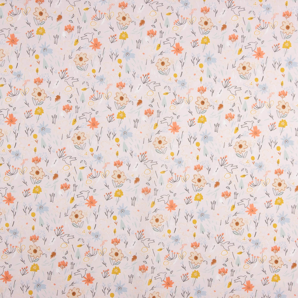 Popelín Flores Merche - Ribes y Casals