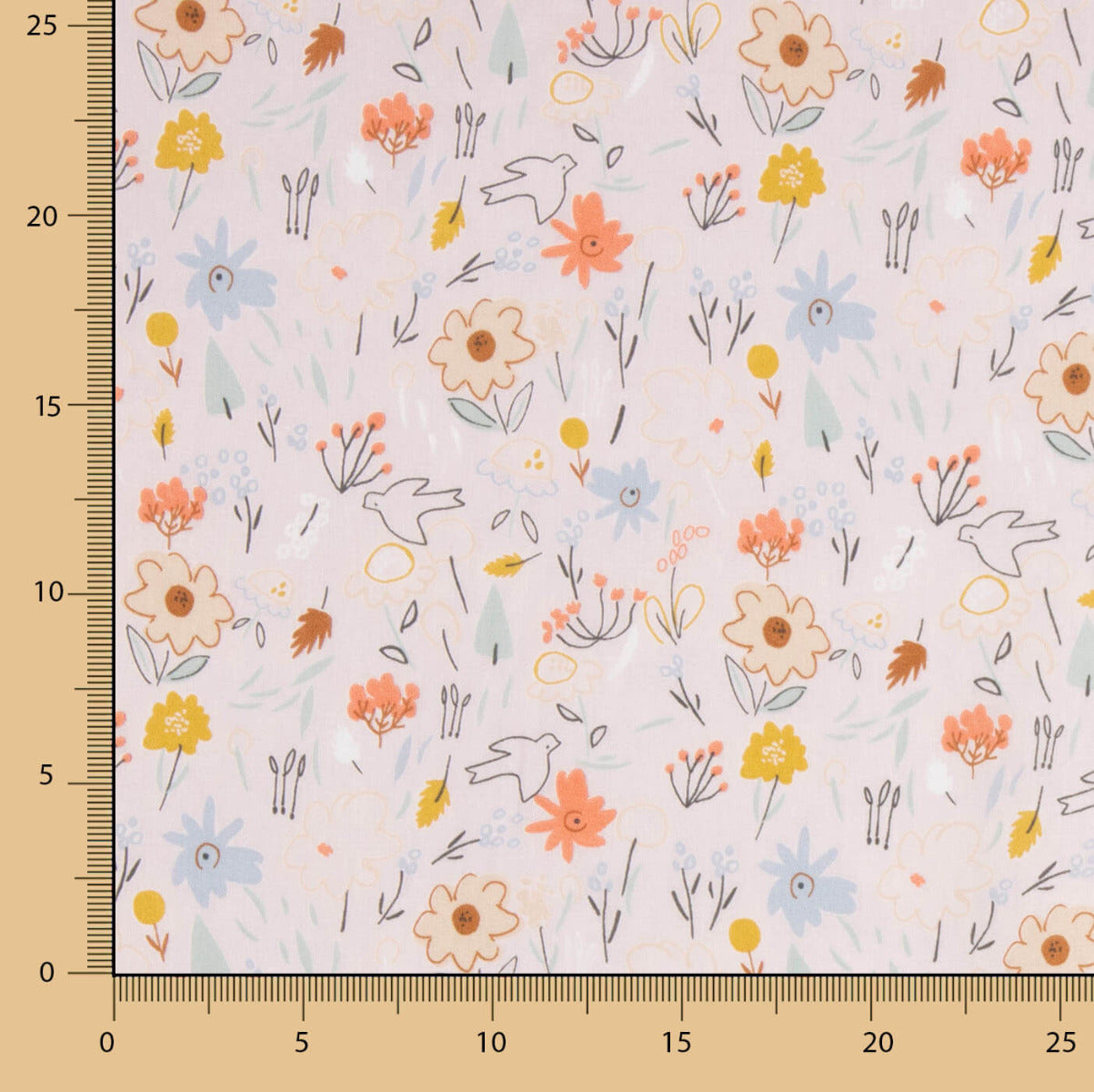 Popelín Flores Merche - Ribes y Casals