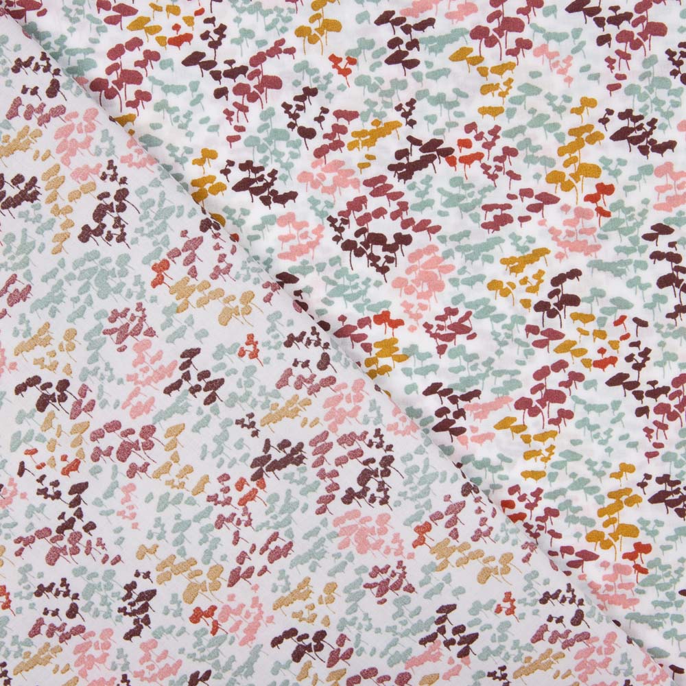 Popelín Flores Nebu - Ribes y Casals