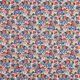 Popelín Flores Jardín Azul - Ribes y Casals