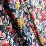 Popelín Flores Jardín Azul - Ribes y Casals