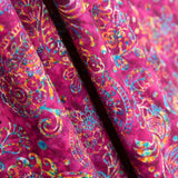 Patchwork Americano Batik Cachemire Fucsia - Ribes y Casals