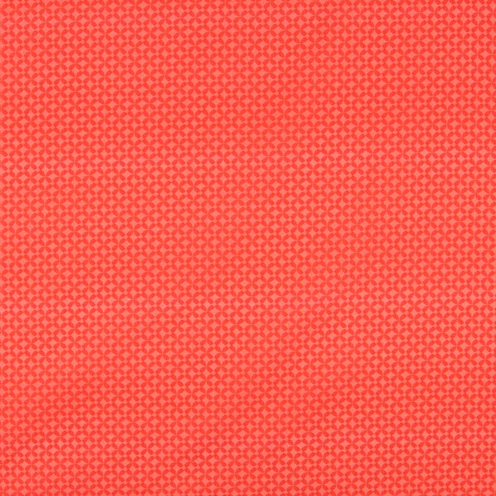 Algodón Popelín Geométrico Naranja - Ribes y Casals