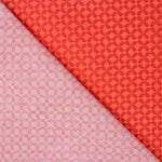 Algodón Popelín Geométrico Naranja - Ribes y Casals