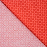 Algodón Popelín Geométrico Naranja - Ribes y Casals