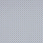 Popelín Flor Kubo Azul - Ribes y Casals