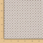 Popelín Flor Kubo Beige - Ribes y Casals