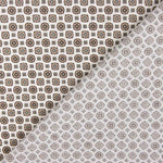 Popelín Flor Kubo Beige - Ribes y Casals