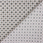 Popelín Flor Kubo Verdoso - Ribes y Casals