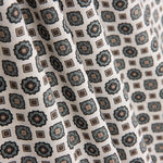 Popelín Flor Kubo Verdoso - Ribes y Casals