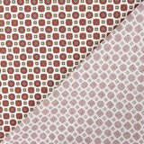 Popelín Flor Kubo Rojo - Ribes y Casals