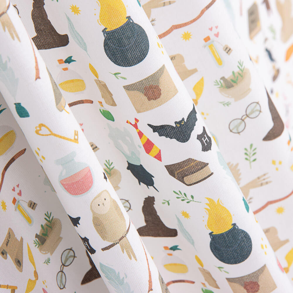 Popelín Algodón Magia Potter Blanco - Ribes y Casals