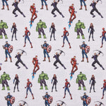 Popelín Licencia Los Vengadores Gris - Ribes y Casals