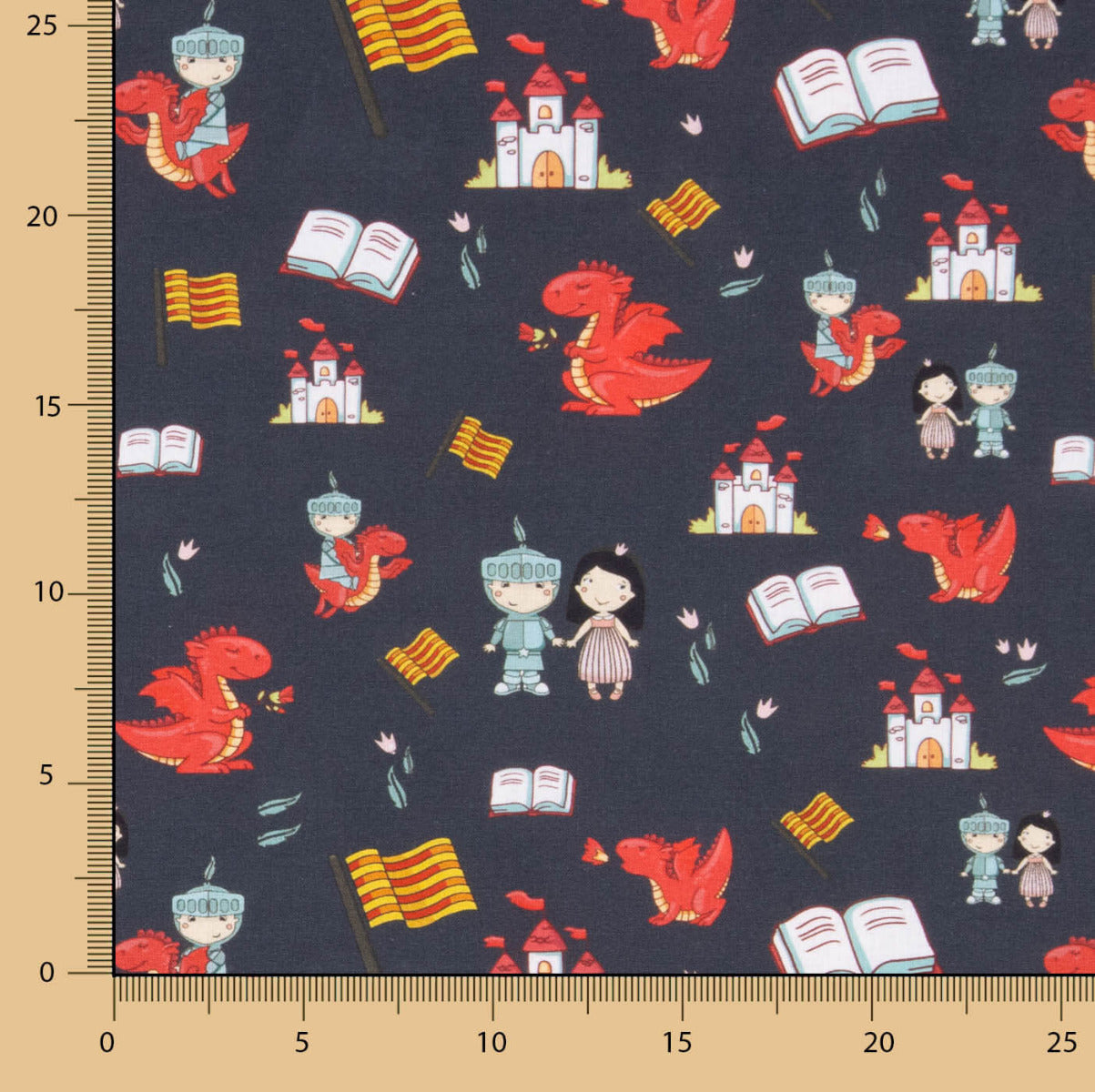 Popelín Sant Jordi - Ribes y Casals