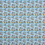 Popelín Algodón Super Mario Azul - Ribes y Casals