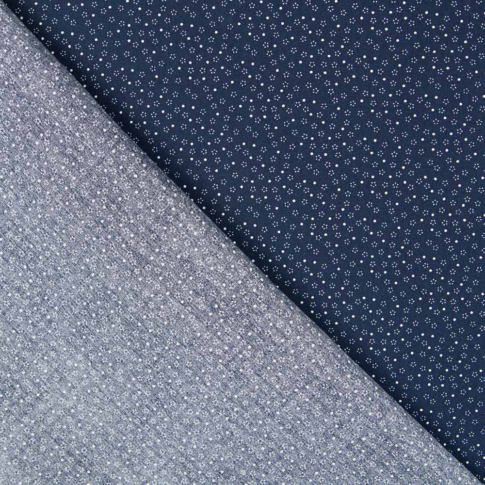 Popelin Micro Flor Marino - Ribes y Casals