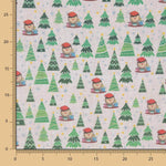 Popelín Navidad Cagatió Verde - Ribes y Casals