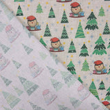 Popelín Navidad Cagatió Verde - Ribes y Casals