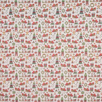 Popelín Navidad Dibujos Gris - Ribes y Casals