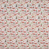 Popelín Navidad Dibujos Gris - Ribes y Casals