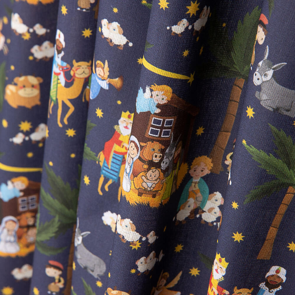 Popelín Navidad Noche Reyes - Ribes y Casals