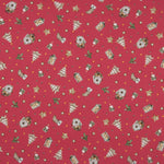 Popelín Navidad Farolillos Rojo - Ribes y Casals