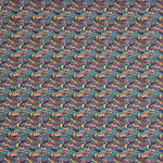 Popelín Algodón Pez Koi Verde - Ribes y Casals