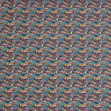 Popelín Algodón Pez Koi Verde - Ribes y Casals