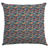 Popelín Algodón Pez Koi Verde - Ribes y Casals