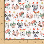 Popelín Christmas Dogs - Ribes y Casals