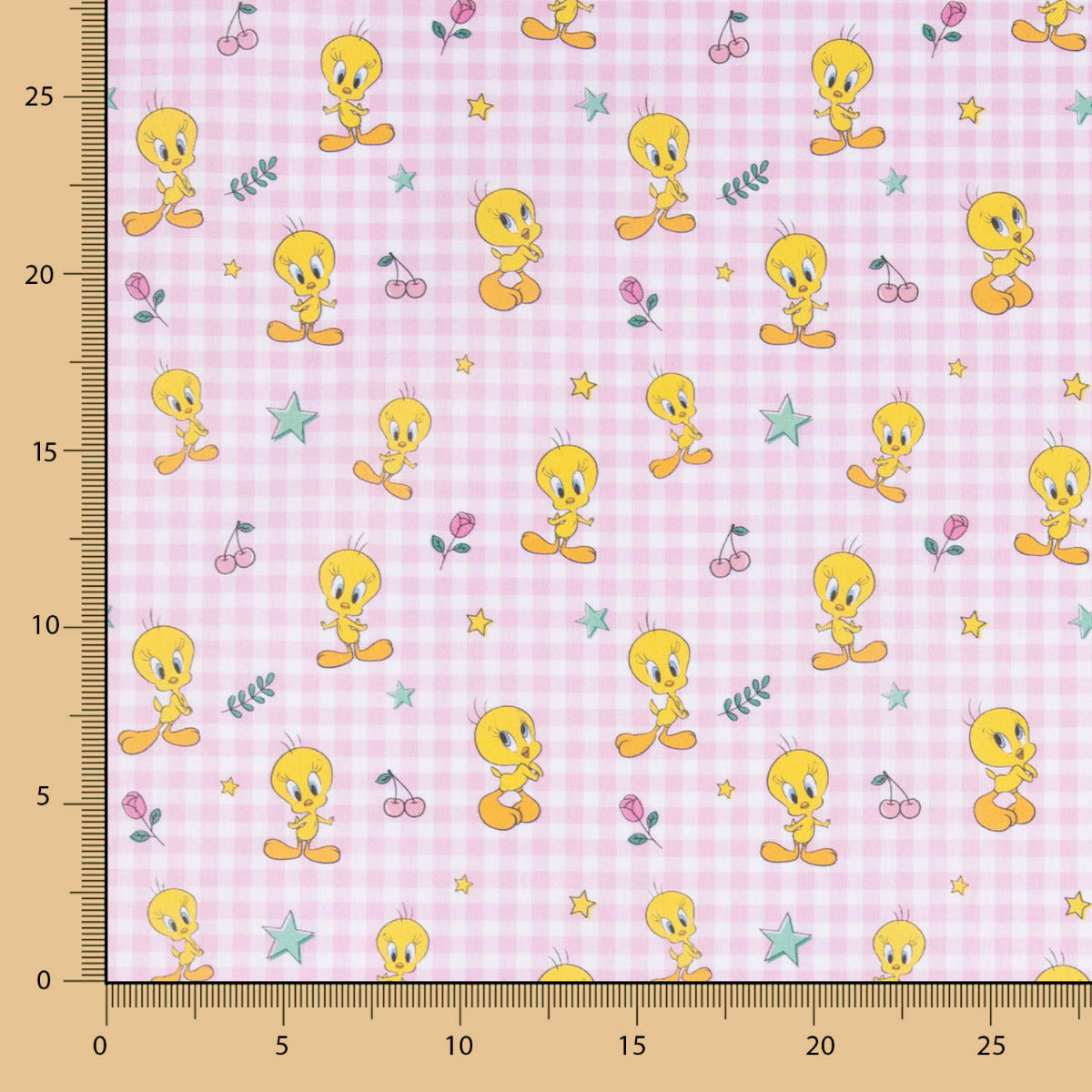 Popelín Algodón Piolín Rosa - Ribes y Casals