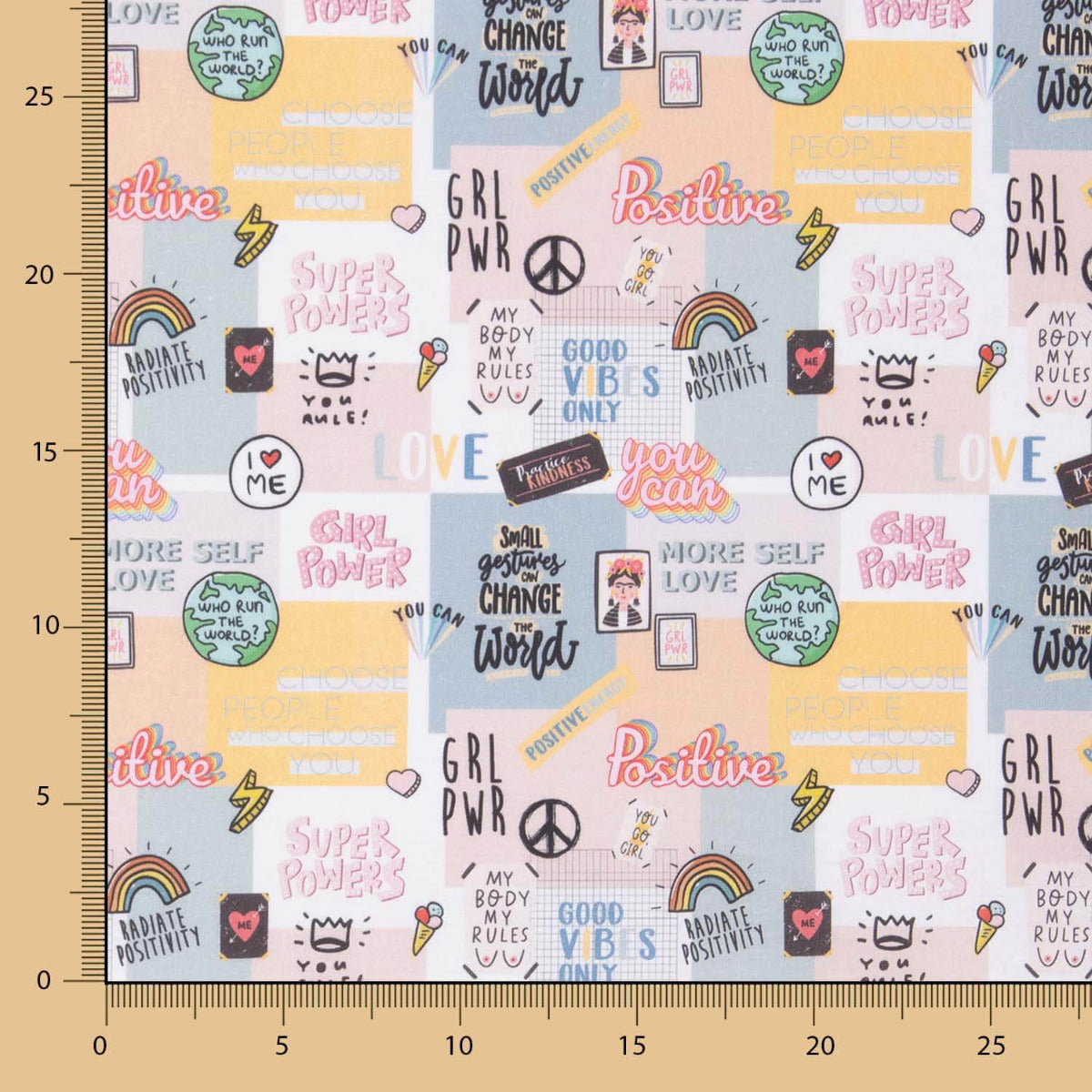 Popelín Algodón Woman Positive - Ribes y Casals