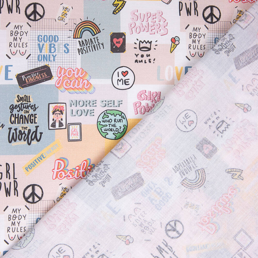 Popelín Algodón Woman Positive - Ribes y Casals