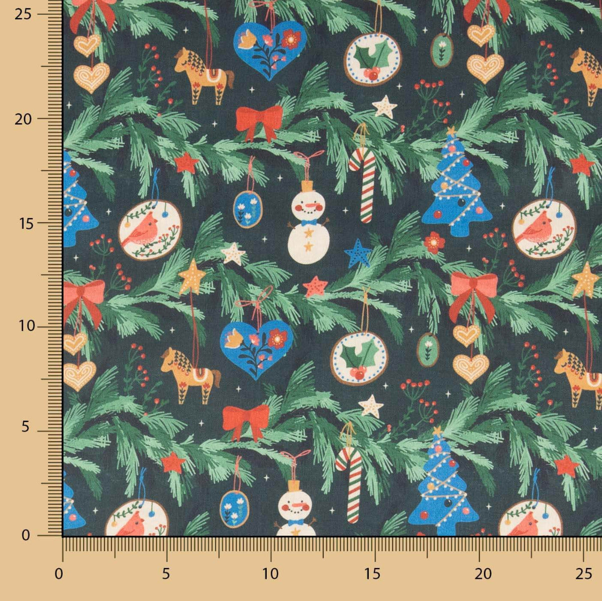 Popelín Christmas Classic - Ribes y Casals