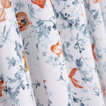 Popelín Algodón Pez Koi Blanco - Ribes y Casals