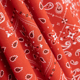 Popelín Algodón Bandana Roja Oeko-Tex® - Ribes y Casals