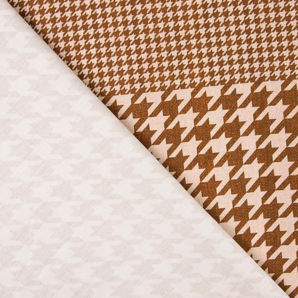 Popelín Spandex Estampado Cenefa Grana - Ribes y Casals