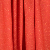 Algodón Popelín Topitos Naranja - Ribes y Casals