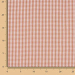 Popelín Algodón Cuadros Mini Arcilla - Ribes y Casals