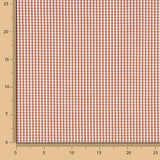 Popelín Algodón Cuadros Mini Arcilla - Ribes y Casals