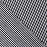 Popelín Algodón Cuadros Mini Negro - Ribes y Casals
