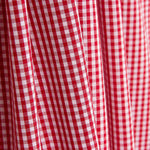 Popelín Algodón Cuadros Mini Rojo - Ribes y Casals