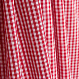Popelín Algodón Cuadros Mini Rojo - Ribes y Casals