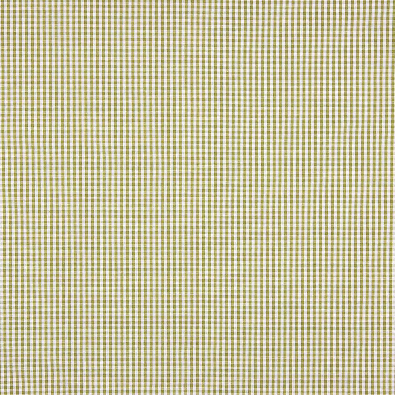 Popelín Algodón Cuadros Mini Verde Oliva - Ribes y Casals