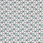 Popelín Algodón Cubic Azul - Ribes y Casals